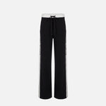Pantaloni in maglia con logo KP75S66E2 685 ELISABETTA FRANCHI Nero/burro 