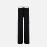 Pantaloni in maglia con logo KP75S66E2 685 ELISABETTA FRANCHI Nero/burro 