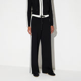 Pantaloni in maglia con logo KP75S66E2 685 ELISABETTA FRANCHI Nero/burro 