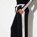 Pantaloni in maglia con logo KP75S66E2 685 ELISABETTA FRANCHI Nero/burro 