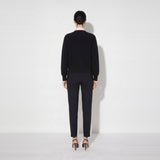 Cardigan in maglia con bottoni gioiello MK01S66E2 110 ELISABETTA FRANCHI Nero 