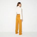 Pullover in maglia con bottoni gioiello MK03S66E2 193 ELISABETTA FRANCHI Burro 