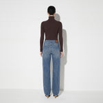 Dolcevita in maglia con ricami à jour MK05B66E2 EV9 ELISABETTA FRANCHI Dark chocolate 