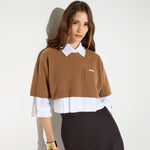 Top in lana e cashmere MK11T66E2 AI6 ELISABETTA FRANCHI Daino 