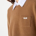 Top in lana e cashmere MK11T66E2 AI6 ELISABETTA FRANCHI Daino 