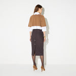 Top in lana e cashmere MK11T66E2 AI6 ELISABETTA FRANCHI Daino 