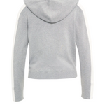 Felpa in maglia bicolore con logo<BR/> MK15S66E2 G41 ELISABETTA FRANCHI Grigio melange/avorio 