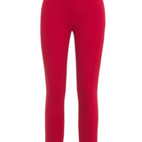 Pantaloni in doppio crêpe stretch PA19566E2 CG5 ELISABETTA FRANCHI Red passion 