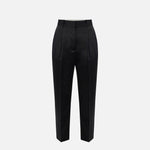 Pantaloni in raso stretch PA20366E2 110 ELISABETTA FRANCHI Nero 