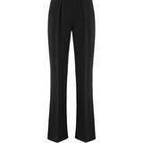 Pantaloni in crêpe leggero con cintura PA20766E2 110 ELISABETTA FRANCHI Nero 