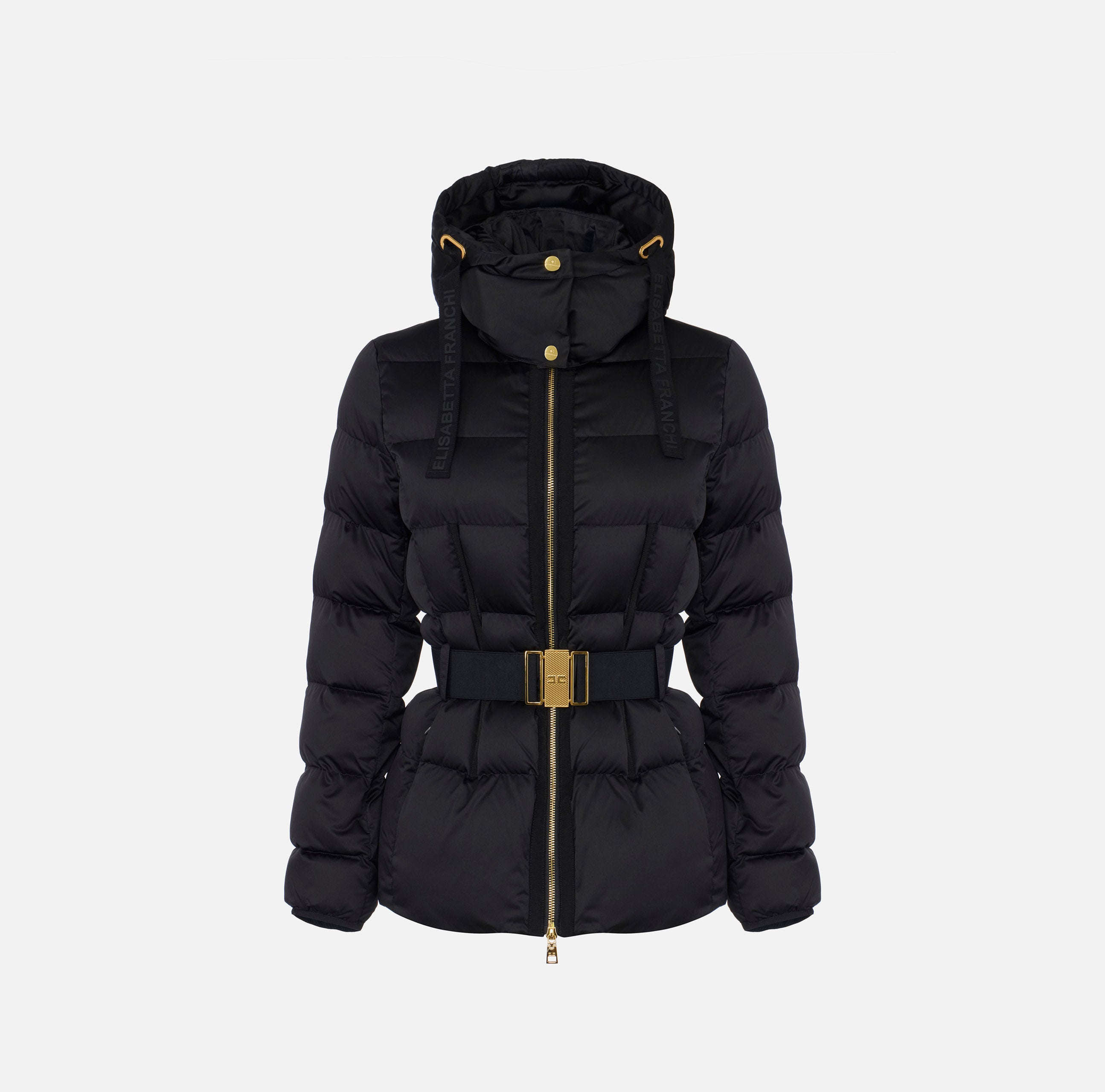 Piumino in tessuto vela PI92D66E2 110 ELISABETTA FRANCHI Nero 
