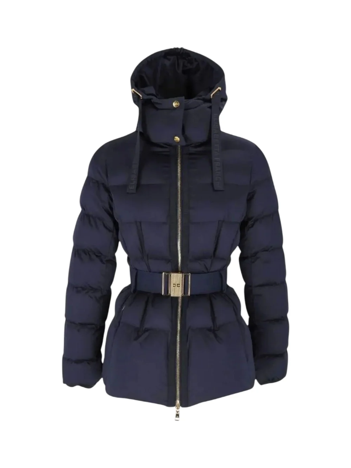 Piumino in tessuto vela PI92D66E2 H88 ELISABETTA FRANCHI Blu notte 