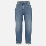 Jeans vestibilità boyfriend PJ14D66E2 139 ELISABETTA FRANCHI Blue vintage 