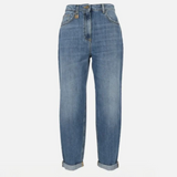 Jeans vestibilità boyfriend PJ14D66E2 139 ELISABETTA FRANCHI Blue vintage 