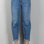 Jeans vestibilità boyfriend PJ14D66E2 139 ELISABETTA FRANCHI Blue vintage 