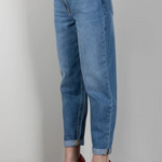 Jeans vestibilità boyfriend PJ14D66E2 139 ELISABETTA FRANCHI Blue vintage 