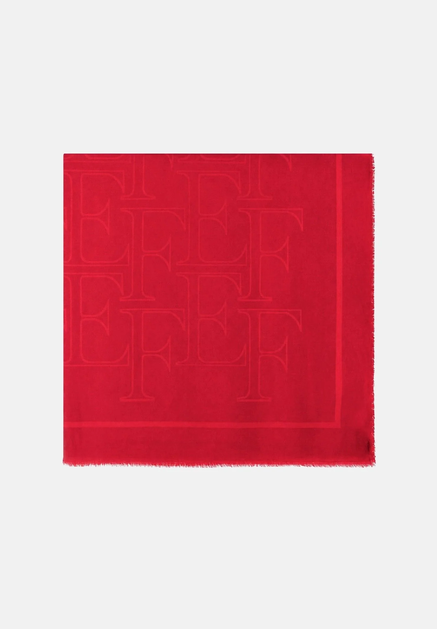 Foulard in viscosa e modal SC02F66E2 CG5 ELISABETTA FRANCHI Red passion 