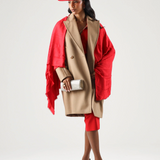 Foulard in viscosa e modal SC02F66E2 CG5 ELISABETTA FRANCHI Red passion 