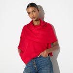 Foulard in viscosa e modal SC03F66E2 CG5 ELISABETTA FRANCHI Red passion 