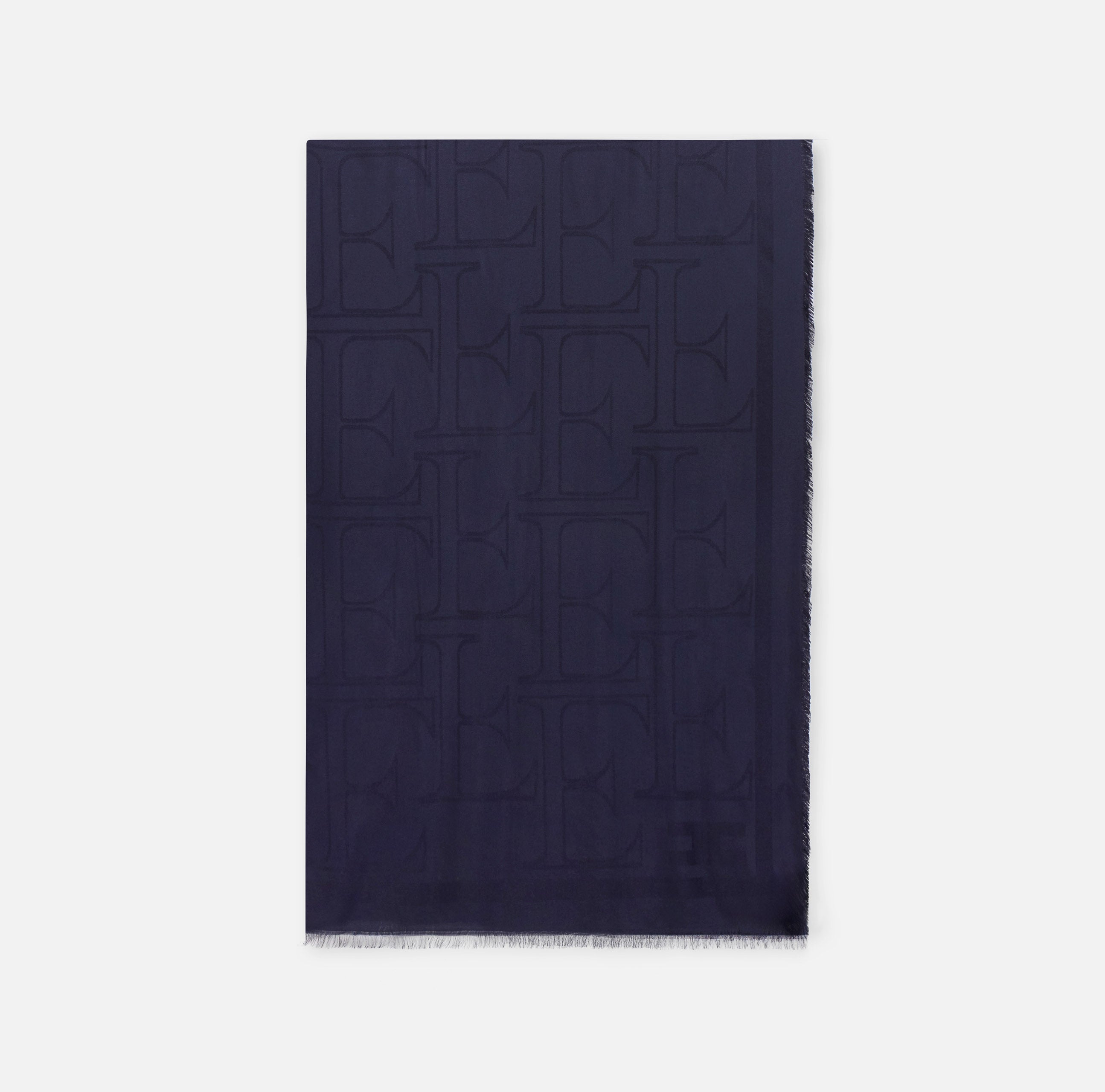 Foulard in viscosa e modal SC03F66E2 H88 ELISABETTA FRANCHI Blu notte 