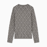 Maglione in lana vergine punto fantasia<BR/> EM006276 AF29848 F8035 EMPORIO ARMANI Grigio 