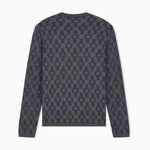 Maglione in lana vergine punto fantasia EM006276 AF29848 FB004 EMPORIO ARMANI Blu 