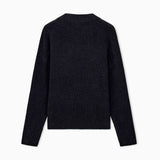 Maglione in ciniglia a costine con logo EM006450 AF29845 FC024 EMPORIO ARMANI Grigio 
