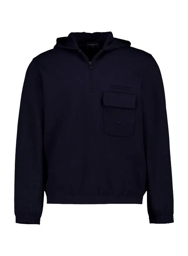 Felpa con cappuccio EM006674 AF27655 UB118 EMPORIO ARMANI  