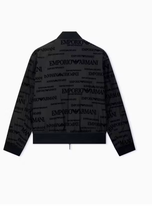 Bomber reversibile EM006731 AF19870 FC056 EMPORIO ARMANI Black 