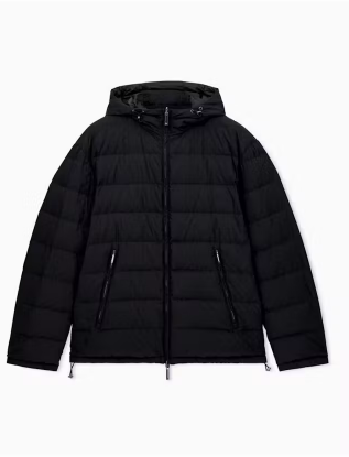 Piumino con cappuccio reversibile EM006732 AF28007 FC043 EMPORIO ARMANI Black 