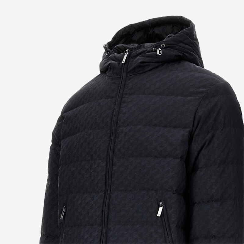Piumino con cappuccio reversibile EM006732 AF28007 FC043 EMPORIO ARMANI Black 