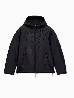 Piumino con cappuccio reversibile EM006732 AF28007 FC043 EMPORIO ARMANI Black 