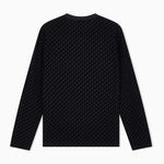 T-shirt in jersey di misto lyocell con stampa logo all-over EM007338 AF10017 FC375 EMPORIO ARMANI Nero 