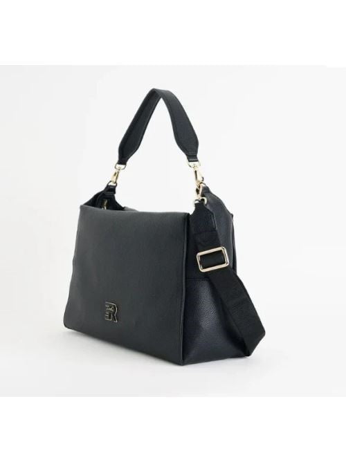 Borsa con tracolla in ecopelle 12402119 BLACK ERMANNO FIRENZE Black 
