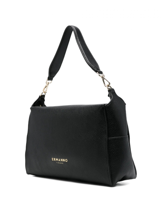 Borsa hobo in ecopelle 12402120 BLACK ERMANNO FIRENZE Black 