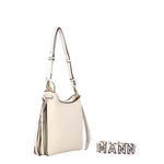 Borsa a spalla in ecopelle 12402126 IVORY ERMANNO FIRENZE Ivory 