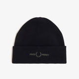Berretto con grafica C3300 13C FRED PERRY Black/lw green 