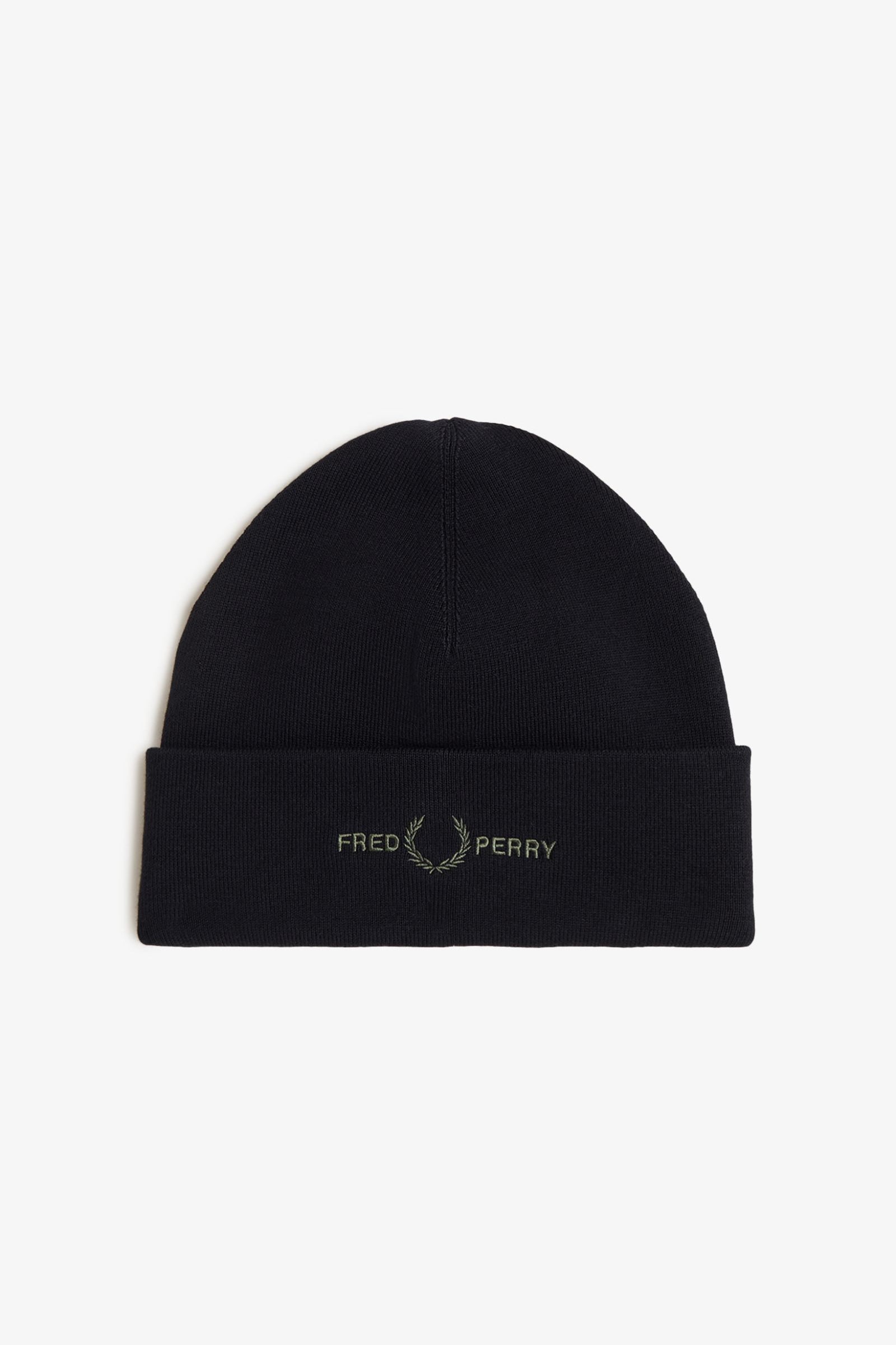 Berretto con grafica C3300 13C FRED PERRY Black/lw green 
