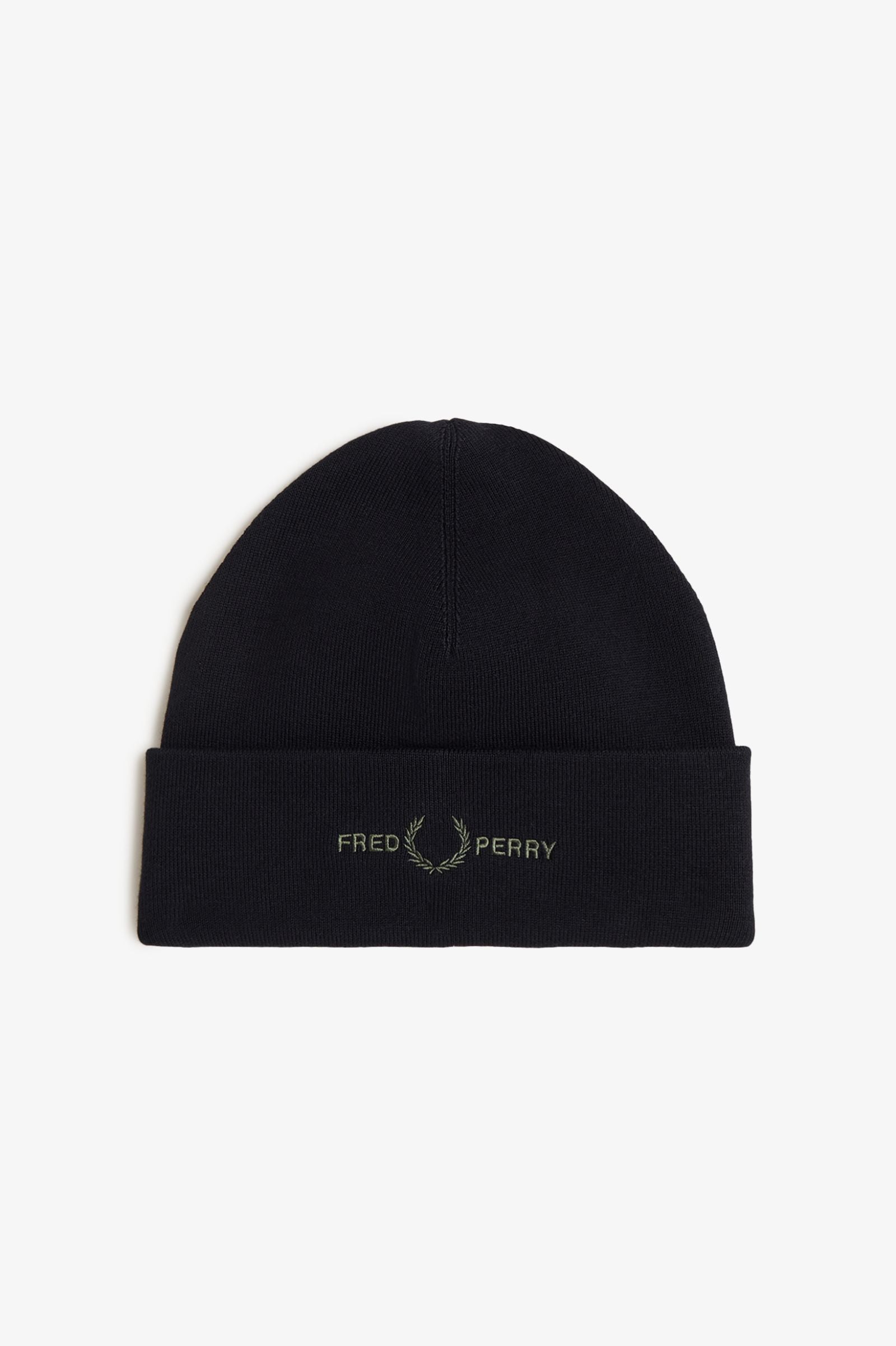 Berretto con grafica C3300 13C FRED PERRY Black/lw green 