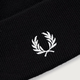 Cappello in lana logato C3316 843 FRED PERRY Blaqck/snowwhite 