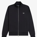 Felpa con zip J3340 102 FRED PERRY Black 