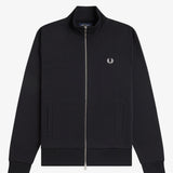 Felpa con zip J3340 102 FRED PERRY Black 