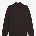 Polo in maglia a maniche lunghe K4535 33C FRED PERRY Rich brown 