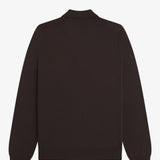 Polo in maglia a maniche lunghe K4535 33C FRED PERRY Rich brown 
