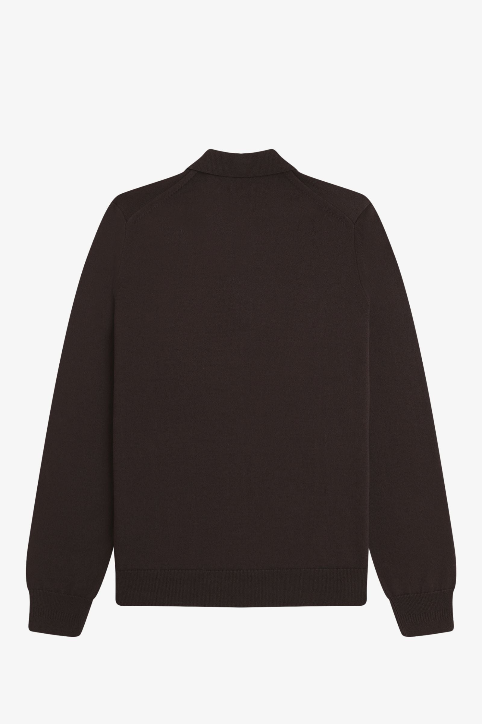 Polo in maglia a maniche lunghe K4535 33C FRED PERRY Rich brown 