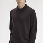 Polo in maglia a maniche lunghe K4535 33C FRED PERRY Rich brown 