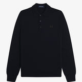 Polo in maglia a maniche lunghe K4535 421 FRED PERRY Navy 