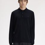 Polo in maglia a maniche lunghe K4535 421 FRED PERRY Navy 