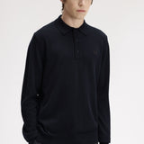 Polo in maglia a maniche lunghe K4535 421 FRED PERRY Navy 