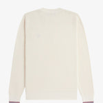 Maglione con lavorazione goffrata K6507 170 FRED PERRY Ecru 